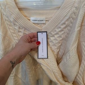 Tie Back Crop Sweater